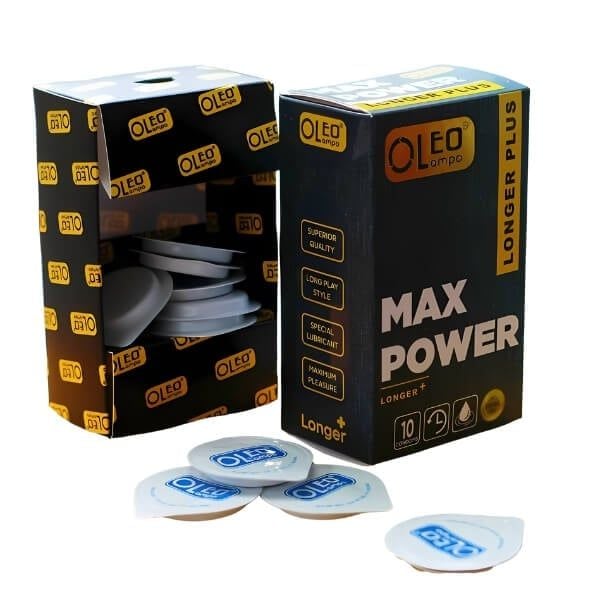Bao Cao Su Siêu Mỏng Gân Gai Kéo Dài OLEO LAMPO MAX POWER