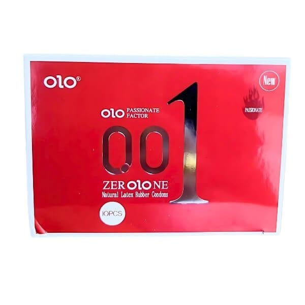 Bao Cao Su Gốc Nước Siêu Mỏng Truyền Nhiệt OLO ZER OLONE 001