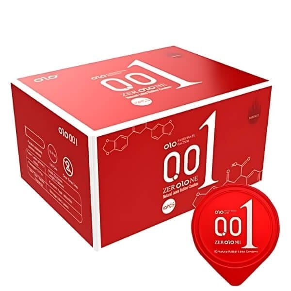 Bao Cao Su Gốc Nước Siêu Mỏng Truyền Nhiệt OLO ZER OLONE 001