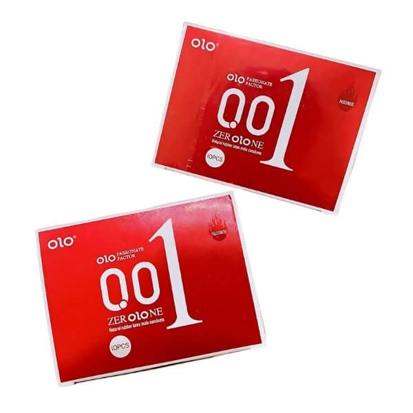 Bao Cao Su Gốc Nước Siêu Mỏng Truyền Nhiệt OLO ZER OLONE 001
