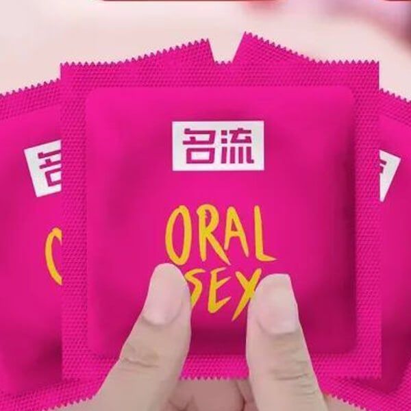 Bao cao su oral sex quan hệ tình dục bằng miệng hương đào
