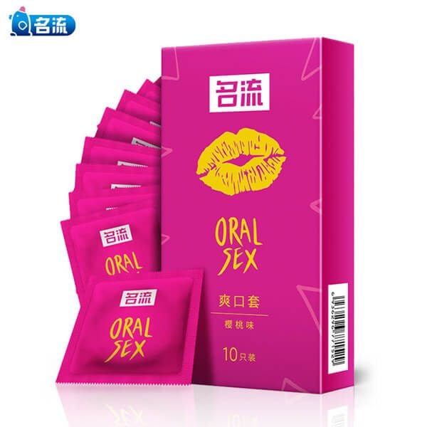 Bao cao su oral sex quan hệ tình dục bằng miệng hương đào