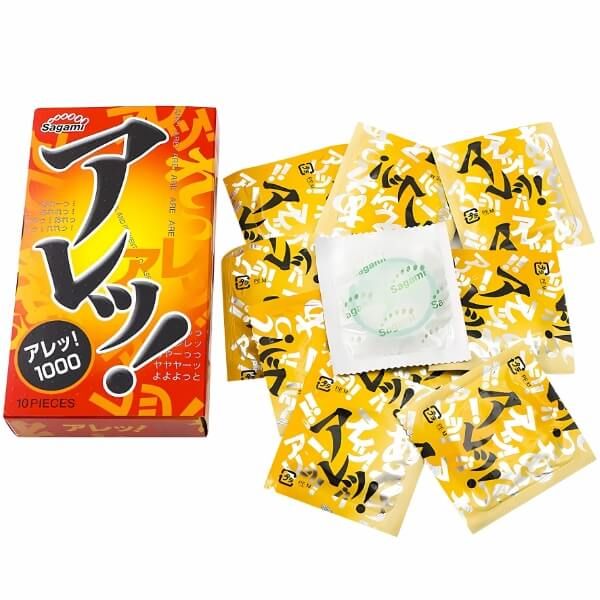 Bao Cao Su Siêu Mỏng Gân Gai Bi Nổi Toàn Thân SAGAMI ARE ARE