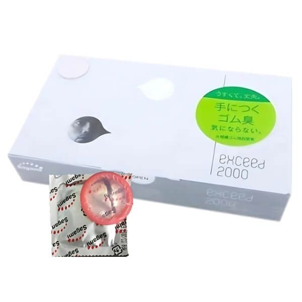 Bao Cao Su Siêu Mỏng Tăng Cường Khoái Cảm SAGAMI EXCEED 2000