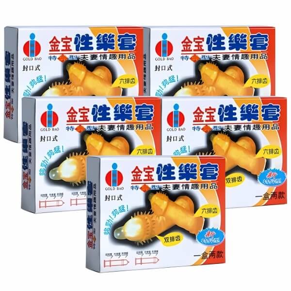 Bao Cao Su Siêu Râu Gai Tăng Cường Khoái Cảm Âm Đạo GOLD