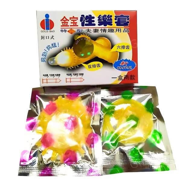 Bao Cao Su Siêu Râu Gai Tăng Cường Khoái Cảm Âm Đạo GOLD