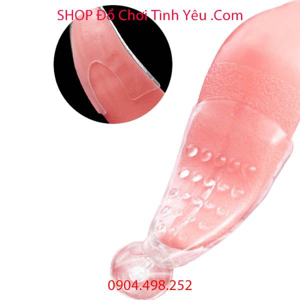 Bao Đeo Lưỡi Kích Thích Mơn Trớn Khi Làm Tình Bằng Miệng