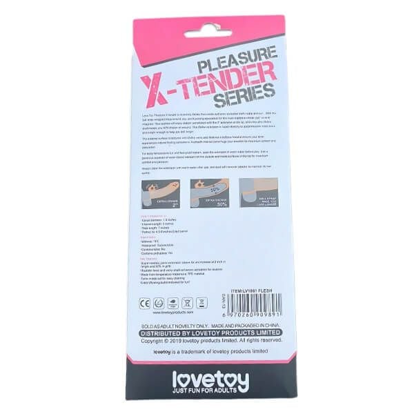 Bao Đôn Kéo Dài Dương Vật Kèm Rung Kích Thích X-TENDER SERIES