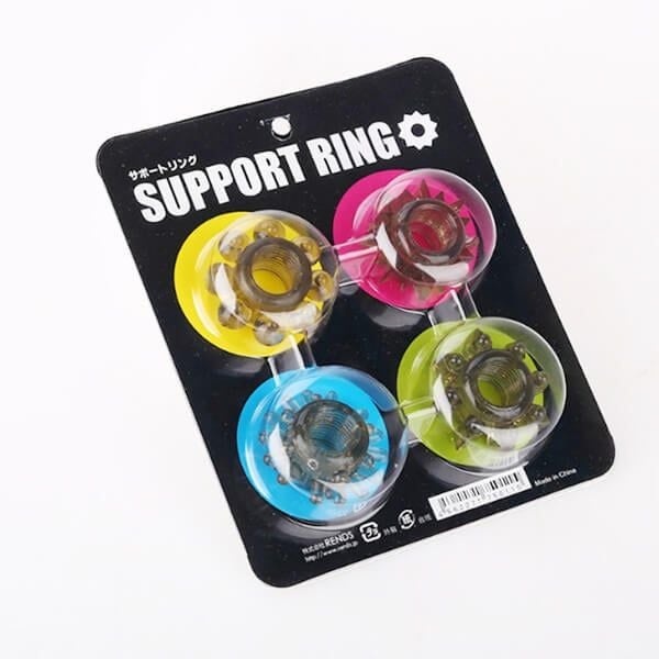 Bộ 4 vòng đeo thắt dương vật kích thích nữ Support Ring