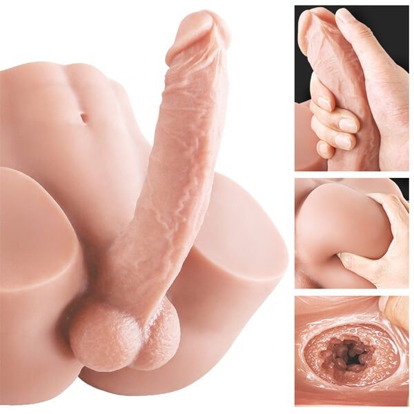 Búp bê bán thân nam mông kèm dương vật giả