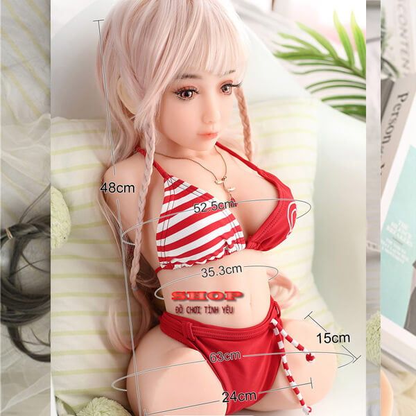 Búp bê tình dục bán thân có đầu đáng yêu baby không tay chân