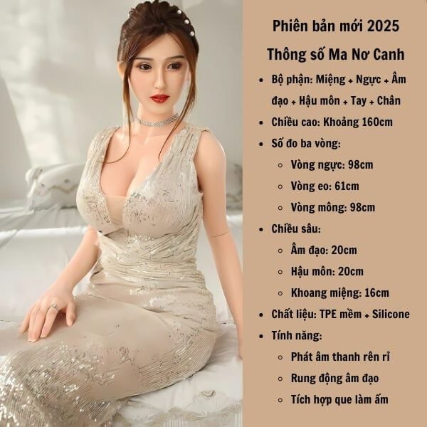 Búp Bê Tình Dục Bơm Hơi Gấp Gọn Quý Cô Sang Chảnh Gợi Tình
