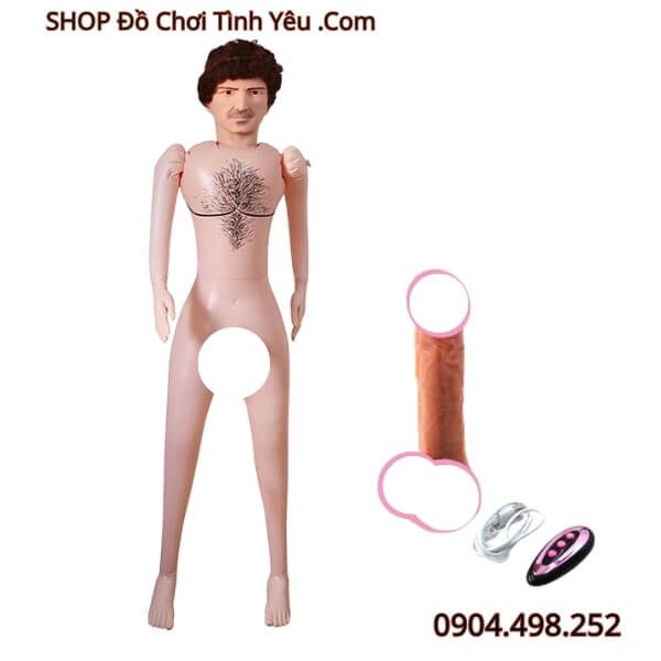 Búp Bê Tình Dục Bơm Hơi Gấp Gọn Quý Ông Điềm Đạm Mặt Căng