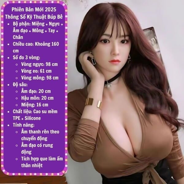Búp Bê Tình Dục Bơm Hơi Gấp Gọn Thư Ký Có Cặp Ngực Khiêu Dâm