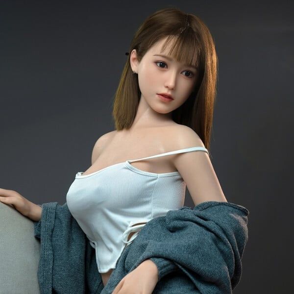 Búp Bê Tình Dục Cao Cấp Mặc Áo Khoác Len Xám Gợi Tình NANCY