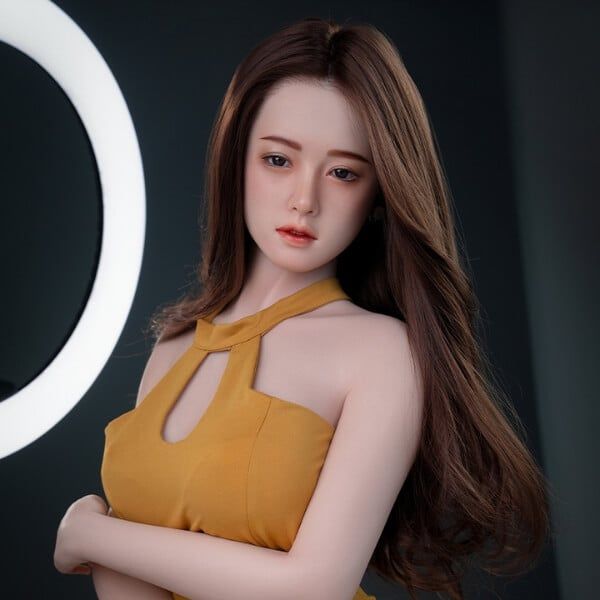 Búp Bê Tình Dục Cao Cấp Thiết Kế Váy Vàng Ôm Body Khoét Ngực