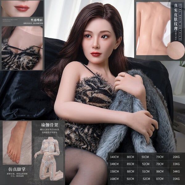 Búp Bê Tình Dục Cao Cấp Vóc Dáng Bốc Lửa Cùng Váy Lông Vằn