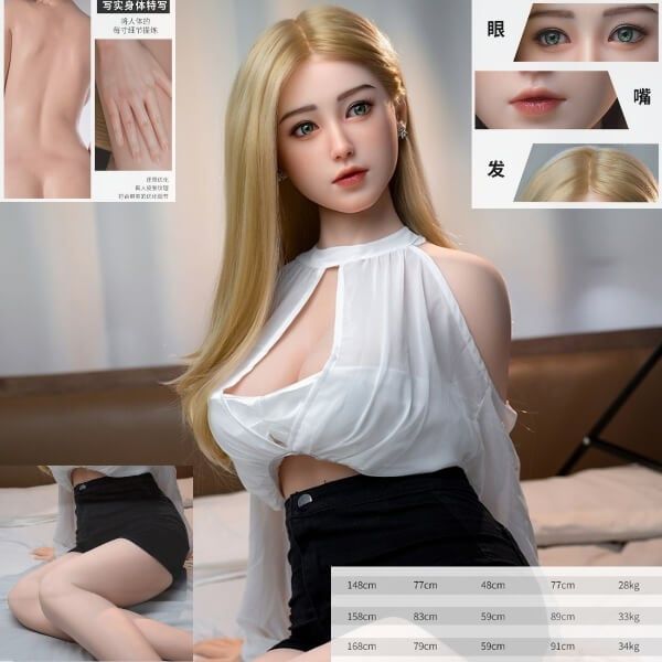 Búp Bê Tình Dục Châu Âu Gái Tây Mắt Ngọc Tóc Vàng Dâm Dục