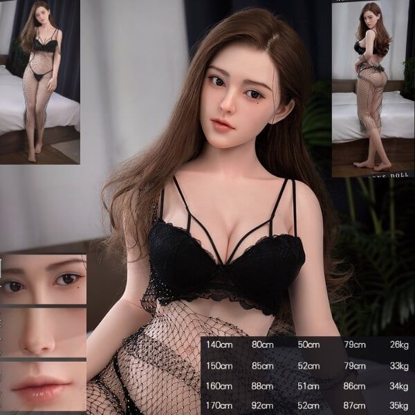 Búp Bê Tình Dục Khỏa Thân Nữ Tình Nhân Váy Lưới Khoe Body