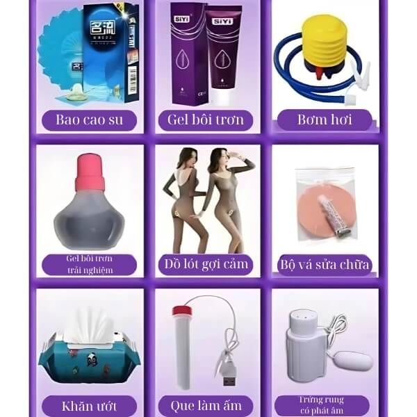 Búp Bê Tình Dục Nữ Bơm Hơi Gấp Gọn Nàng Dâm Vú To Căng Mộng