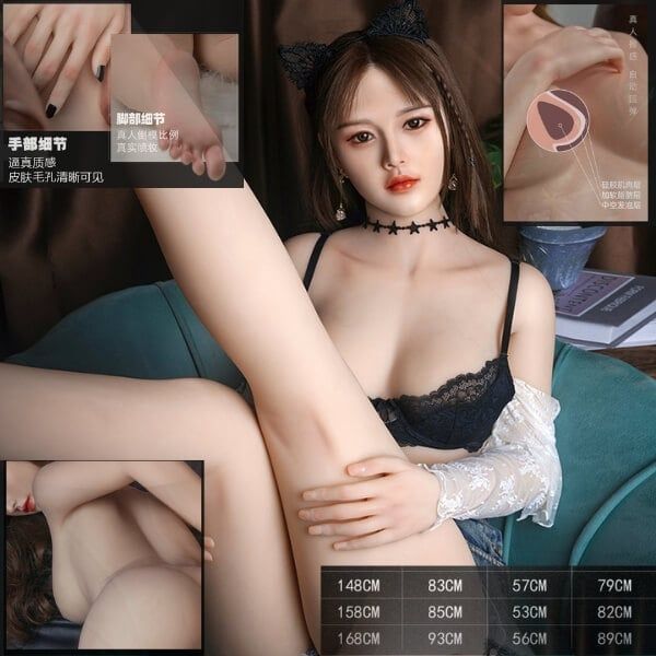 Búp Bê Tình Dục Sexy Cosplay Nàng Mèo Vú To Đầy Khiêu Khích
