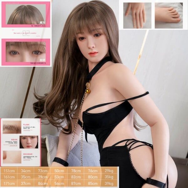 Búp Bê Tình Dục Sexy Thiết Kế Đầm Táo Bạo Khoe Trọn Vòng Mông