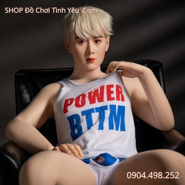 Búp Bê Tình Dục Silicone Trai Đẹp Tóc Vàng Gợi Dục Táo Bạo