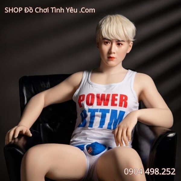Búp Bê Tình Dục Silicone Trai Đẹp Tóc Vàng Gợi Dục Táo Bạo