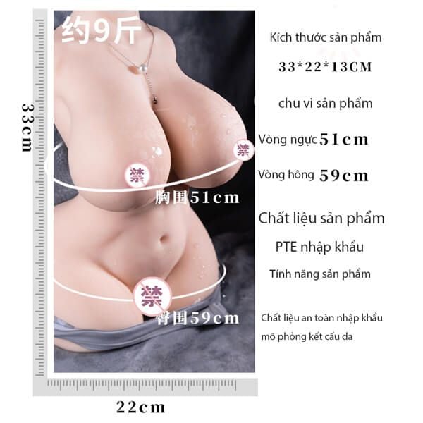 Búp bê tình dục thân hình đầy đặn mềm mại không đầu tay chân