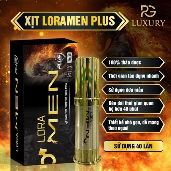 Chai thuốc xịt Loramen Plus
