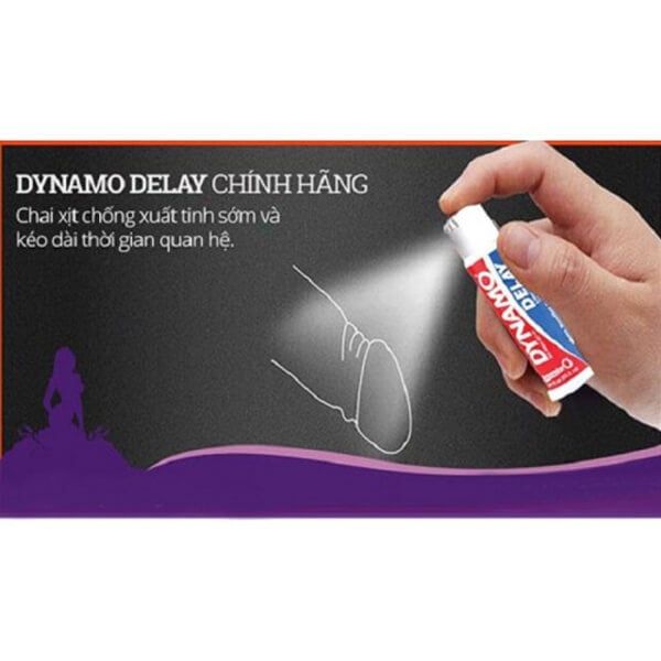 Chai xịt trì hoãn xuất tinh sớm kéo dài thời gian DYNAMO DELAY
