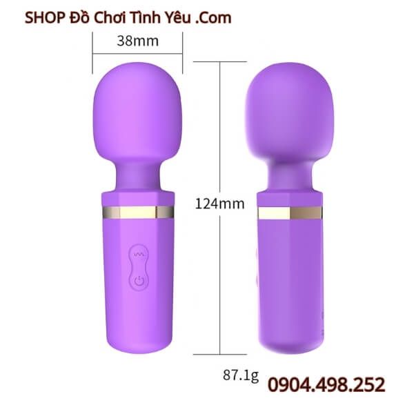Chày Rung AV Mini 10 Tần Số Massage Kích Thích Đa Điểm Cho Nữ