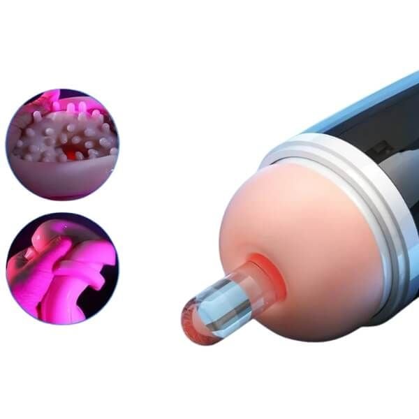 Cốc Thủ Dâm Đa Năng Sưởi Ấm Nhiệt Có Phát Âm Rên Rỉ AIERLE