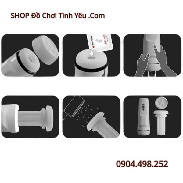 Cốc Thủ Dâm Rung Hút Phát Âm Thanh Mạnh Mẽ PRETTY LOVE SIENNA