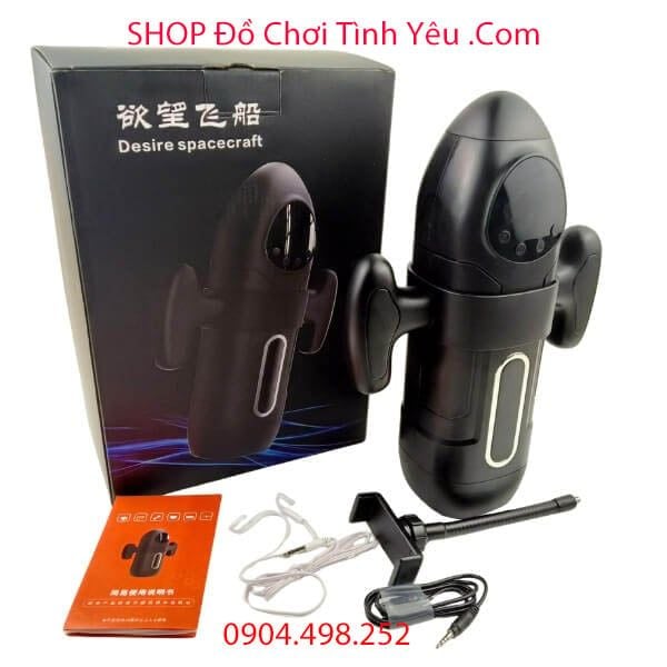 Cốc Thủ Dâm Tàu Vũ Trụ Tự Động Đa Năng Kèm Giá Đỡ Điện Thoại