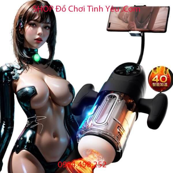 Cốc Thủ Dâm Tàu Vũ Trụ Tự Động Đa Năng Kèm Giá Đỡ Điện Thoại