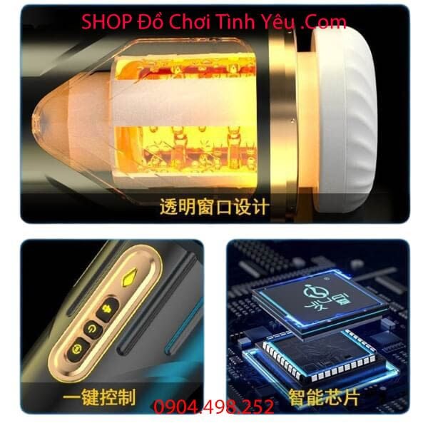 Cốc Thủ Dâm Thông Minh Xoay Co Giãn Kèm Rên Rỉ MAGIC WIND PRO