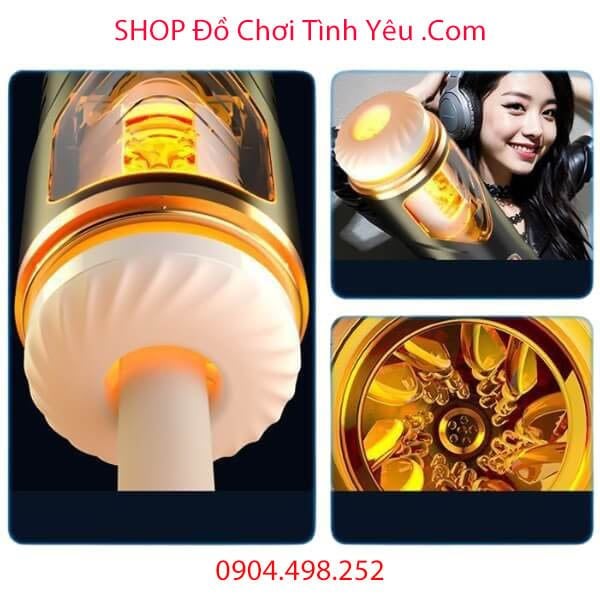 Cốc Thủ Dâm Thông Minh Xoay Co Giãn Kèm Rên Rỉ MAGIC WIND PRO