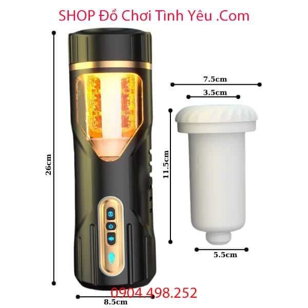 Cốc Thủ Dâm Thông Minh Xoay Co Giãn Kèm Rên Rỉ MAGIC WIND PRO
