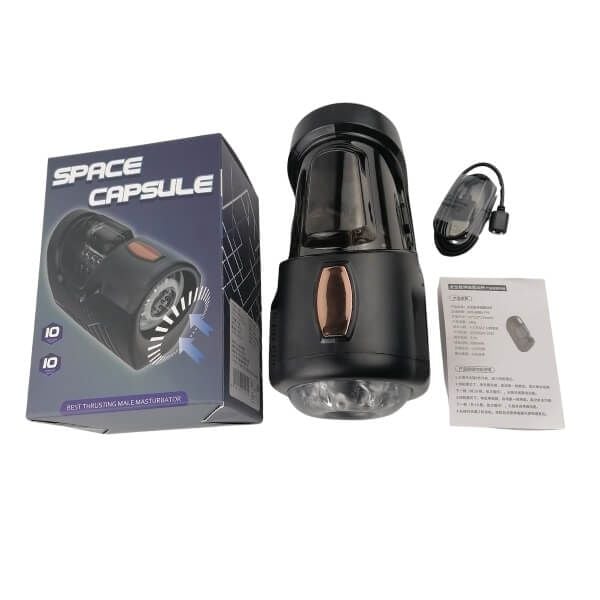 Cốc Thủ Dâm Tự Động Rung Co Giãn Cực Khoái SPACE CAPSULE