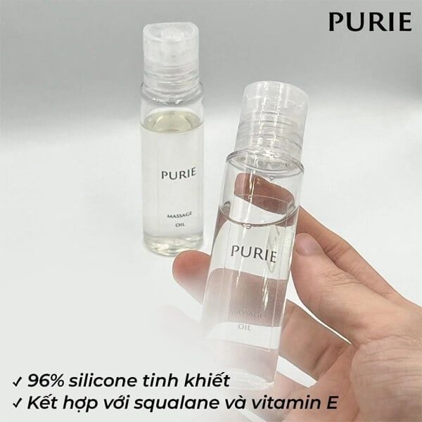 Dầu Bôi Trơn Purie Massage Silicone Tinh Khiết Mềm Mại Mượt Mà