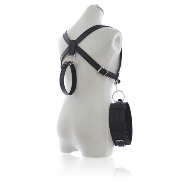 Dây Đai Tạo Tư Thế Chữ M Trói Đùi Khóa Tay Sau Lưng BDSM