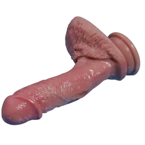 Dương Vật Giả Đế Hít Gân Nổi Cấu Tạo 2 Lớp Silicone LOVETOY