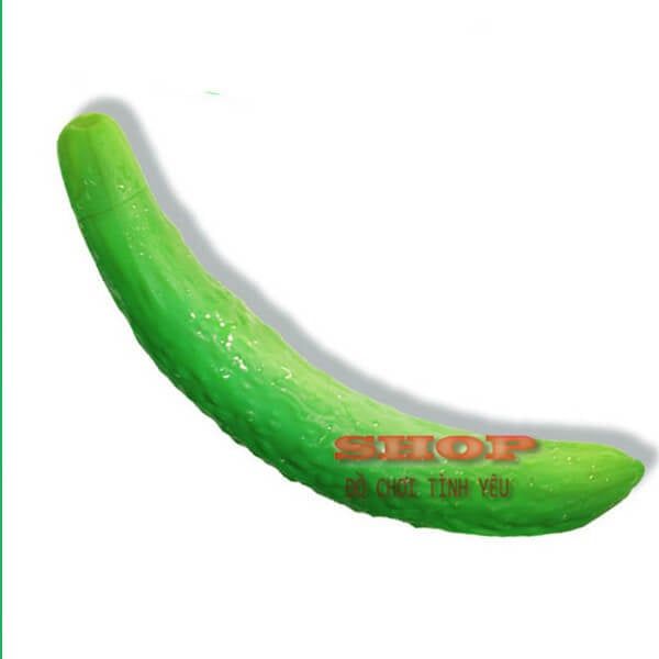 Dương vật giả ngụy trang trái dưa leo cucumber rung đa năng