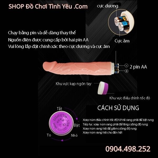 Dương Vật Giả Rung Massage Đồ Chơi Tình Dục Người Lớn Giá Rẻ