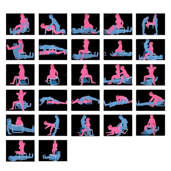 Ghế Tình Yêu Rung Dây Thun Hỗ Trợ Tư Thế Tự Sướng Cho Nữ