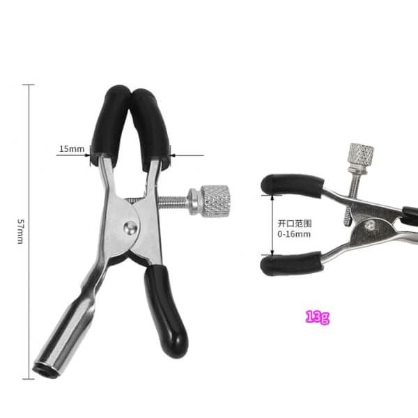 Kẹp Núm Vú SM Kích Thích Xung Điện Bùng Nổ Cảm Giác Tê Tái
