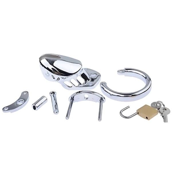 Khóa Dương Vật Inox Không Gỉ Giữ Trinh Tiết Dành Cho Nam