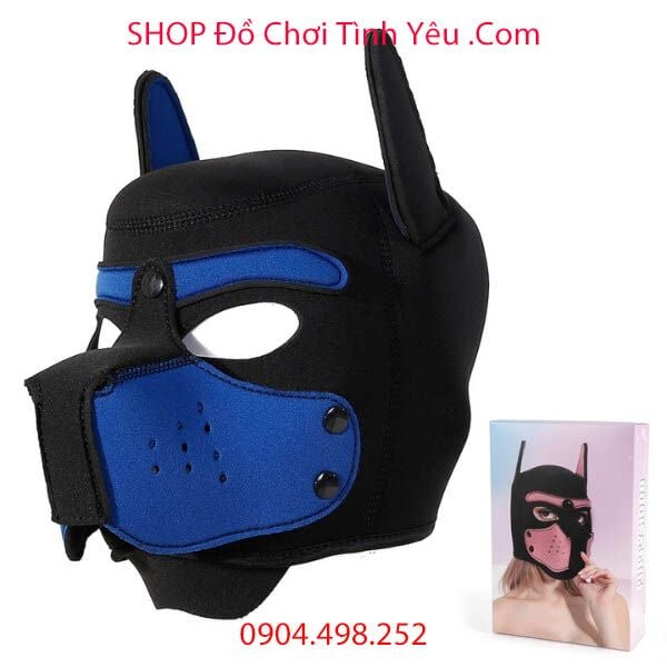 Mặt Nạ Chó Trùm Đầu Nhập Vai BDSM Trong Cuộc Yêu PUPPY HOOD