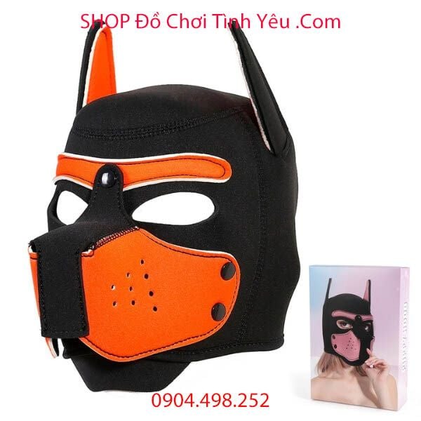 Mặt Nạ Chó Trùm Đầu Nhập Vai BDSM Trong Cuộc Yêu PUPPY HOOD